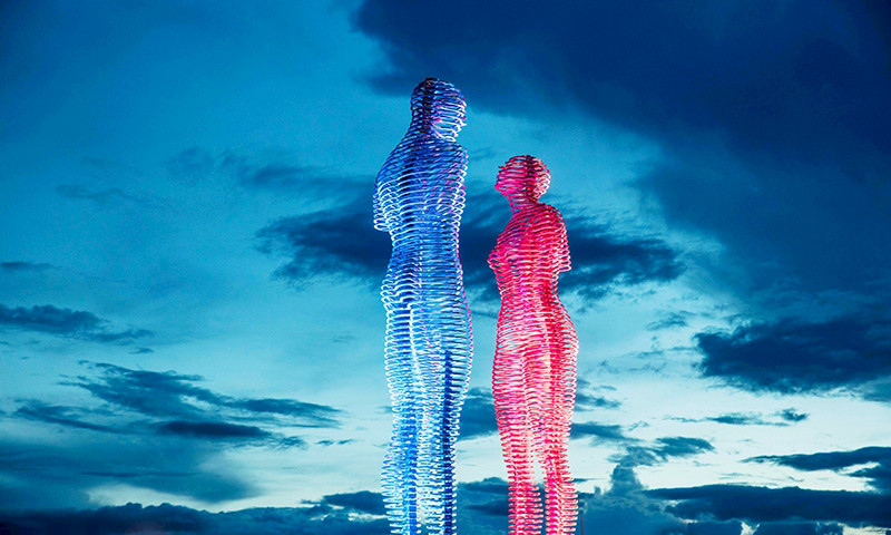 Skulptur Man and Woman