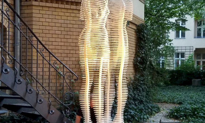 Skulptur Man and Woman - 2 Meter Version