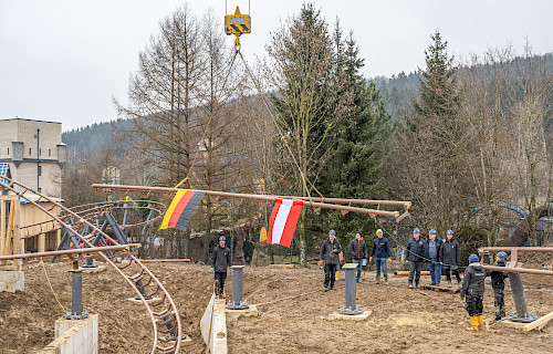 Schienenschluss in Fantasiana / Österreich