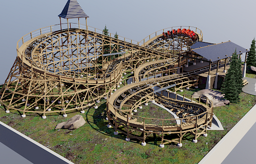 Family Wooden Coaster