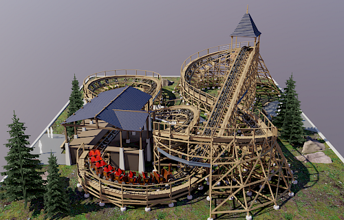 Family Wooden Coaster