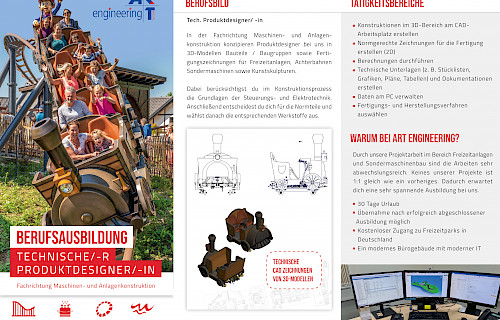 Du suchst eine Ausbildung zum technischen Produktdesigner (m/w/d)?