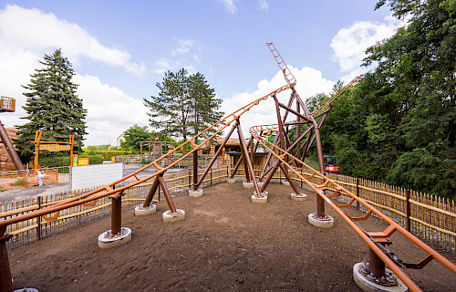 Family Spike Launch Coaster im potts park, Deutschland feierlich eröffnet.