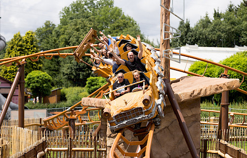 Family Spike Launch Coaster im potts park, Deutschland feierlich eröffnet.