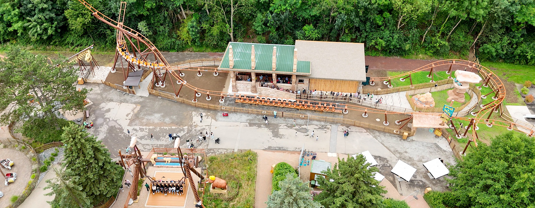 Family Spike Launch Coaster im potts park, Deutschland feierlich eröffnet.